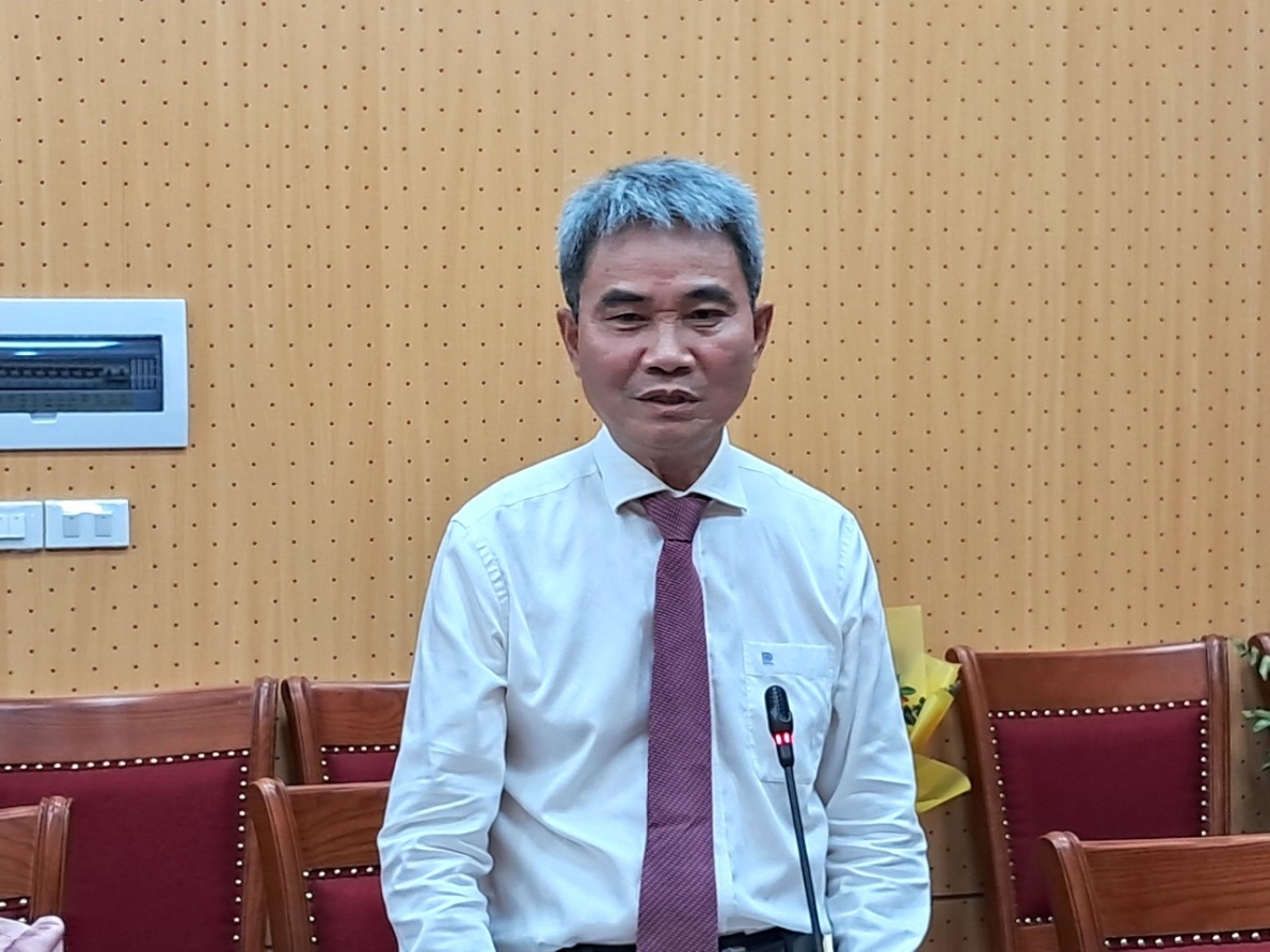 TS Đinh Hữu Phí phát biểu nhận nhiệm vụ