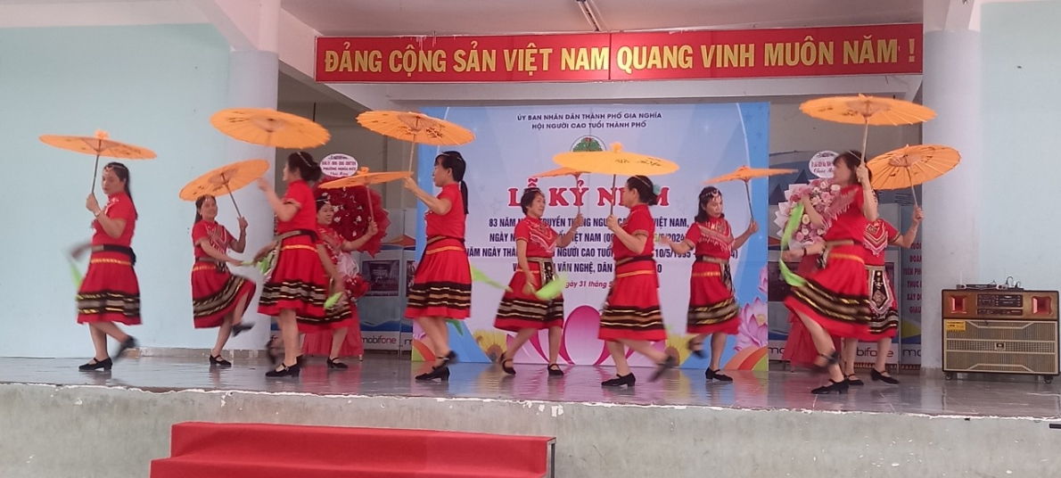 Giao lưu văn nghệ, dưỡng sinh NCT tại TP Quảng Ngãi, tỉnh Quảng Ngãi