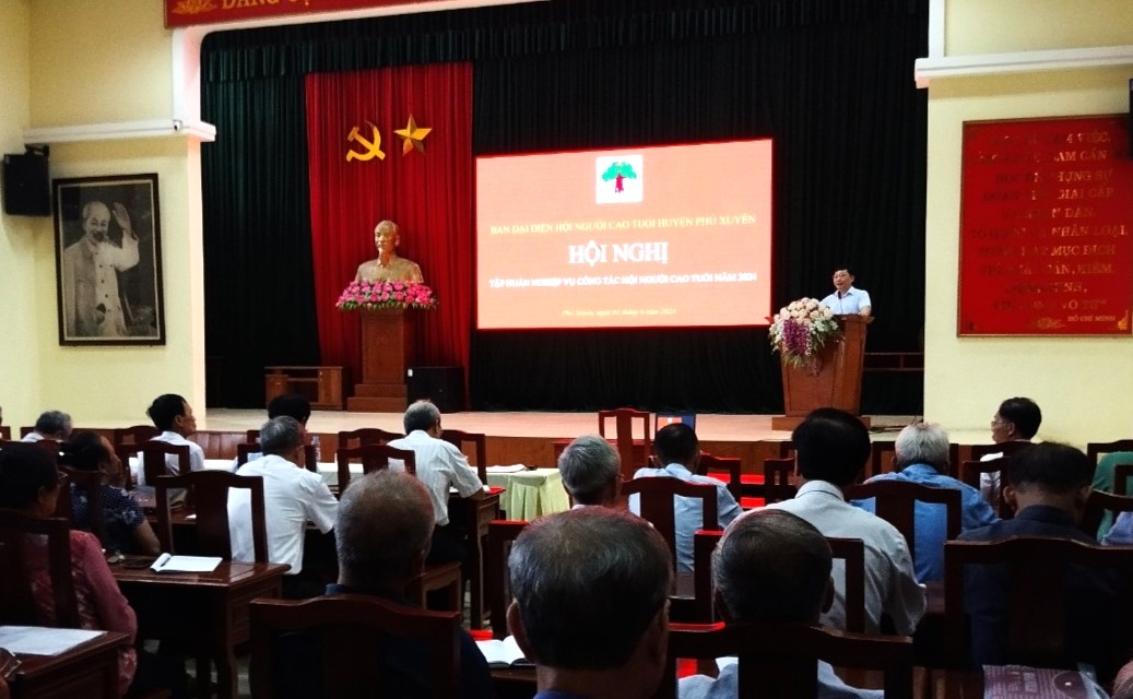 Hội nghị tập huấn cán bộ Hội NCT huyện Phú Xuyên, TP Hà Nội