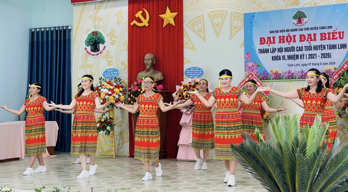 Đại hội đại biểu thành lập Hội NCT huyện Tánh Linh: Tiếp tục đổi mới cải tiến phương thức hoạt động, hướng về cơ sở.