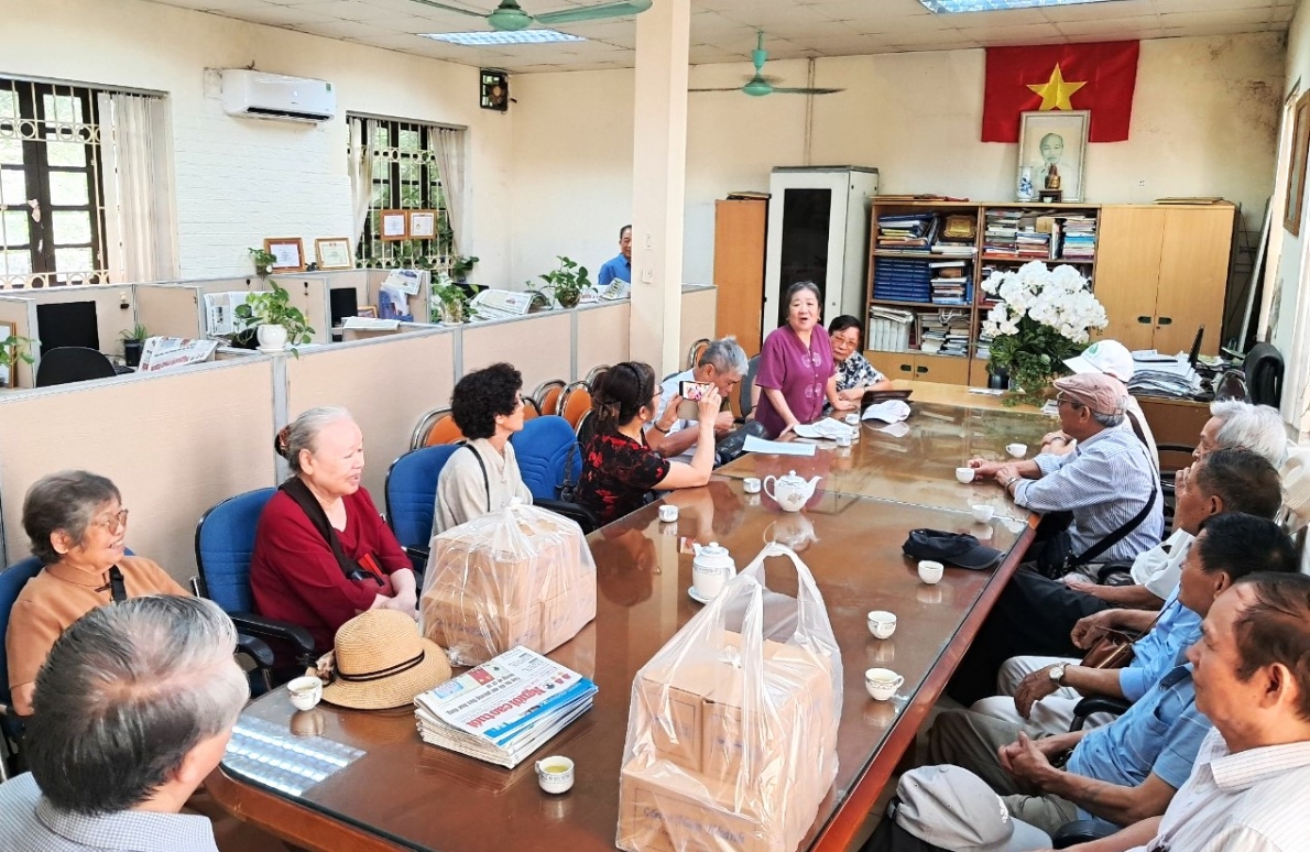 Quang cảnh buổi tiếp