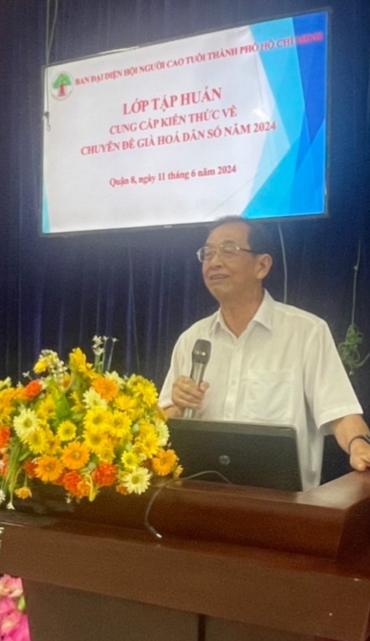 TP. Hồ Chí Minh:  Tập huấn chuyên đề già hóa dân số năm 2024