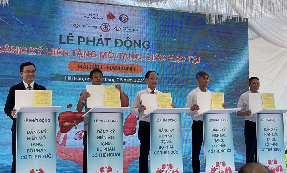 Huyện Hải Hậu (tỉnh Nam Định): Tích cực vận động Nhân dân tham gia hiến tặng giác mạc