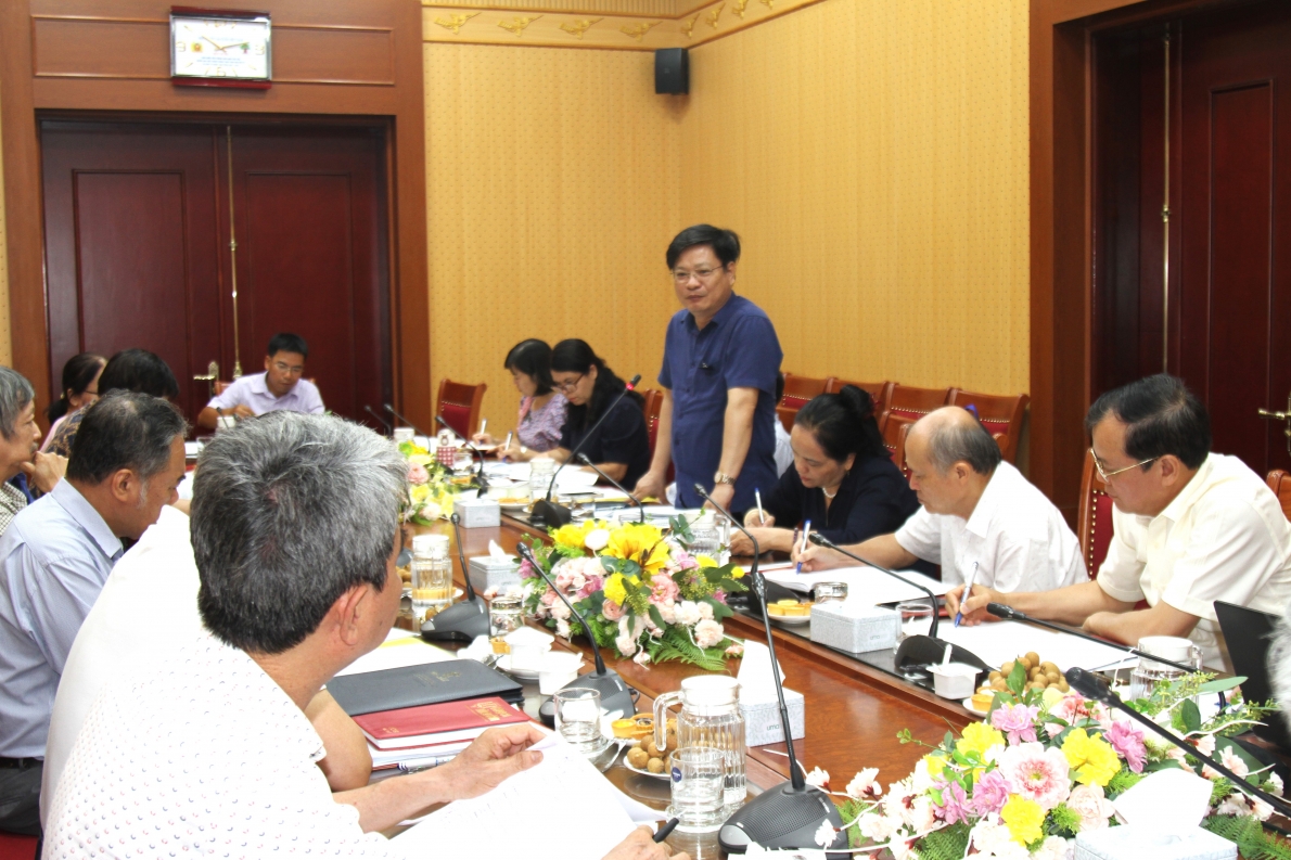 Đại biểu Bộ Lao động - Thương binh và Xã hội phát biểu