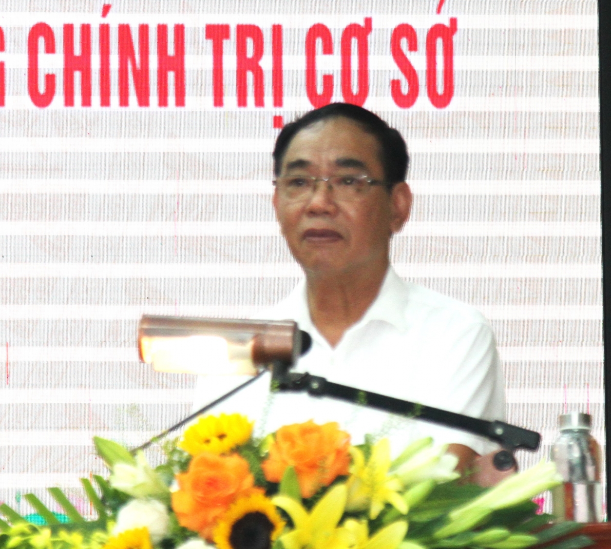 Ông Nguyễn Thế Toàn phát biểu