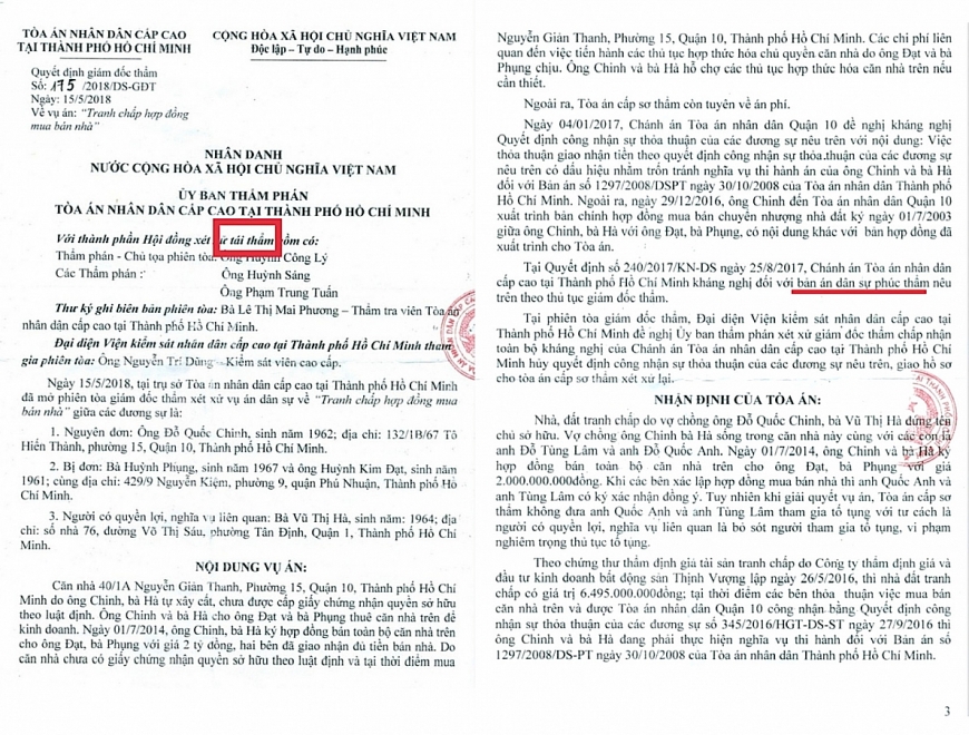 Người cao tuổi đề nghị xem xét lại quyết định theo thủ tục đặc biệt