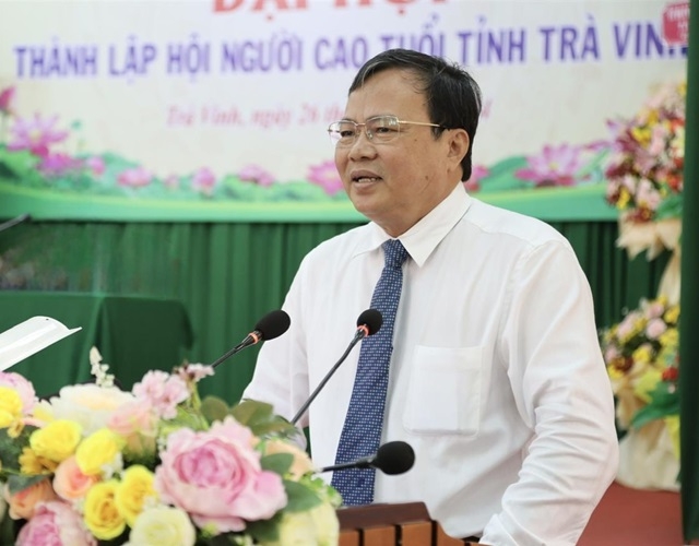 Ông Lê Văn Hẳn, Phó Bí thư Tỉnh ủy, Chủ tịch UBND tỉnh phát biểu chỉ đạo Đại hội