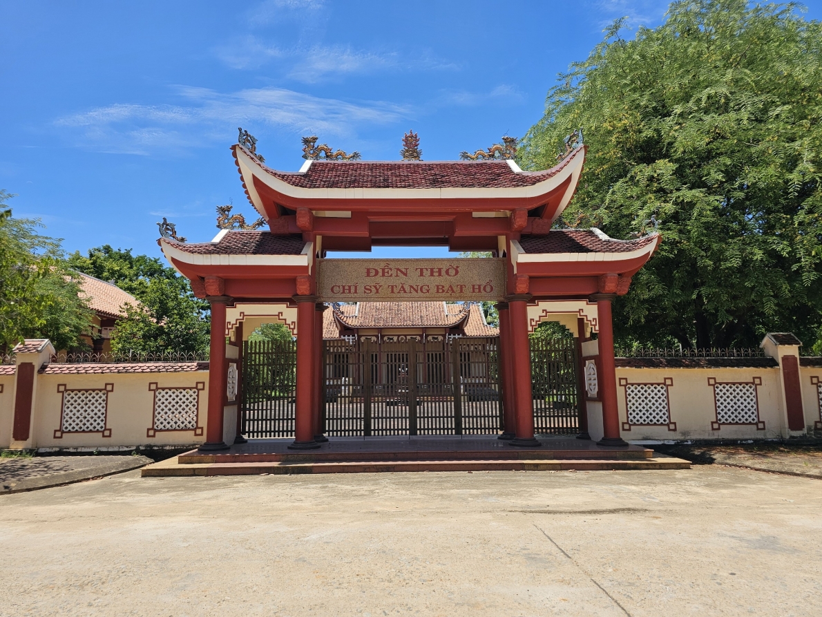 Tỉnh Bình Định: Bảo tồn giá trị di tích quốc gia Đền thờ chí sỹ Tăng Bạt Hổ