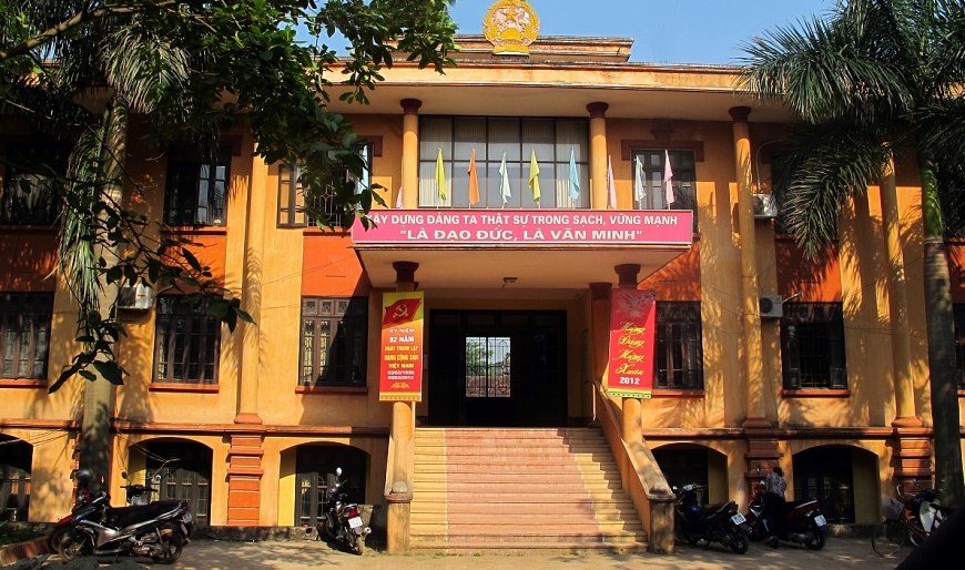 Trụ sở UBND phường Đống Đa.