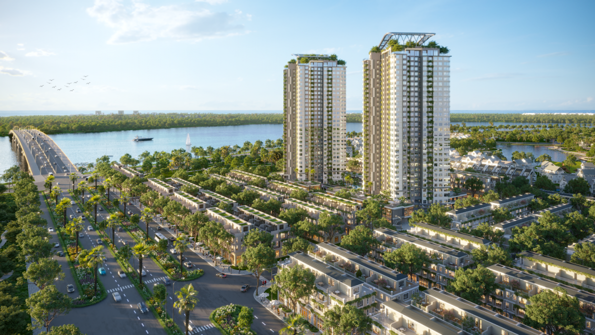 Seaview Residences dễ dàng kết nối với đường Nguyễn Sỹ Sách kéo dài và đường ven sông Lam
