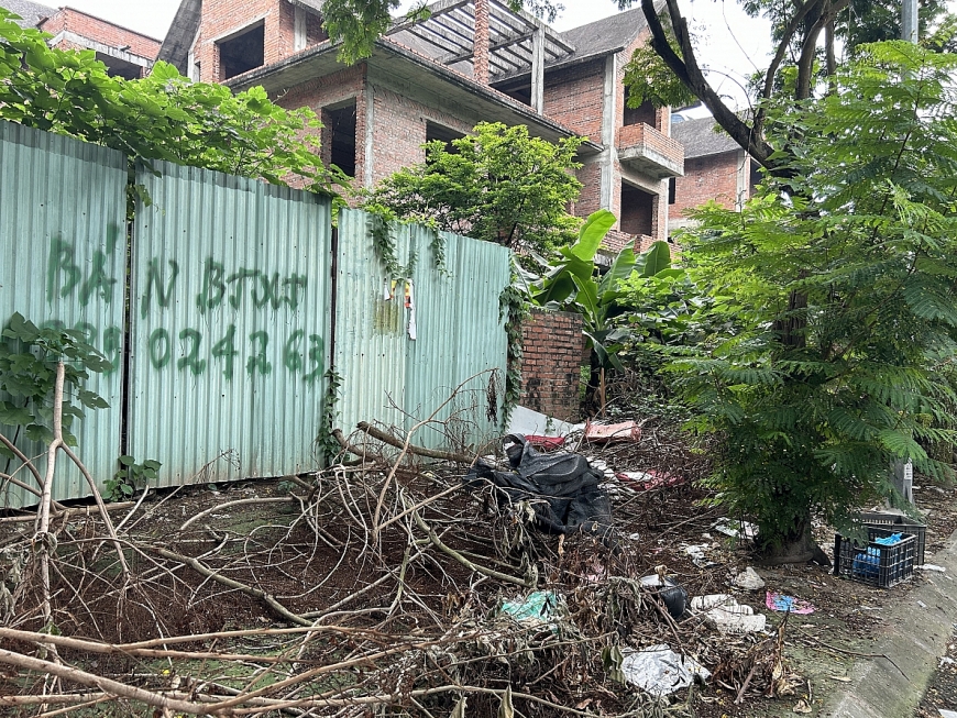 Hà Nội: Loạt biệt thự bỏ hoang ở Khu đô thị mới Cầu Bươu