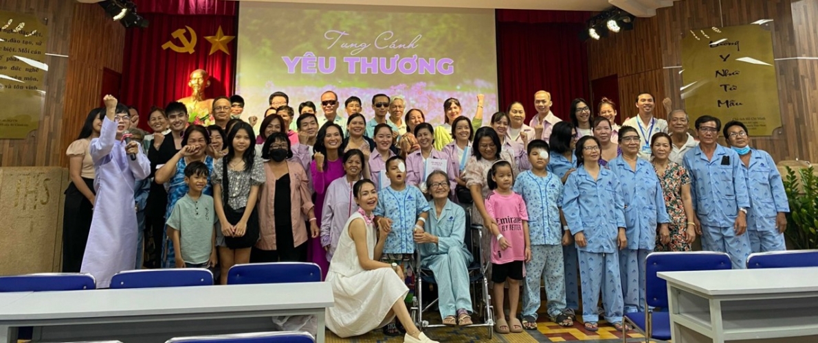 “Tung cánh yêu thương” cho bệnh nhân vơi đi phiền muộn