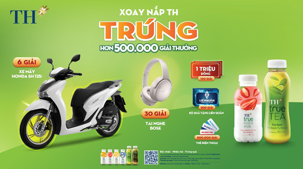 Chương trình “Xoay nắp TH” tìm thấy chủ nhân đầu tiên của xe máy Honda SH 125i