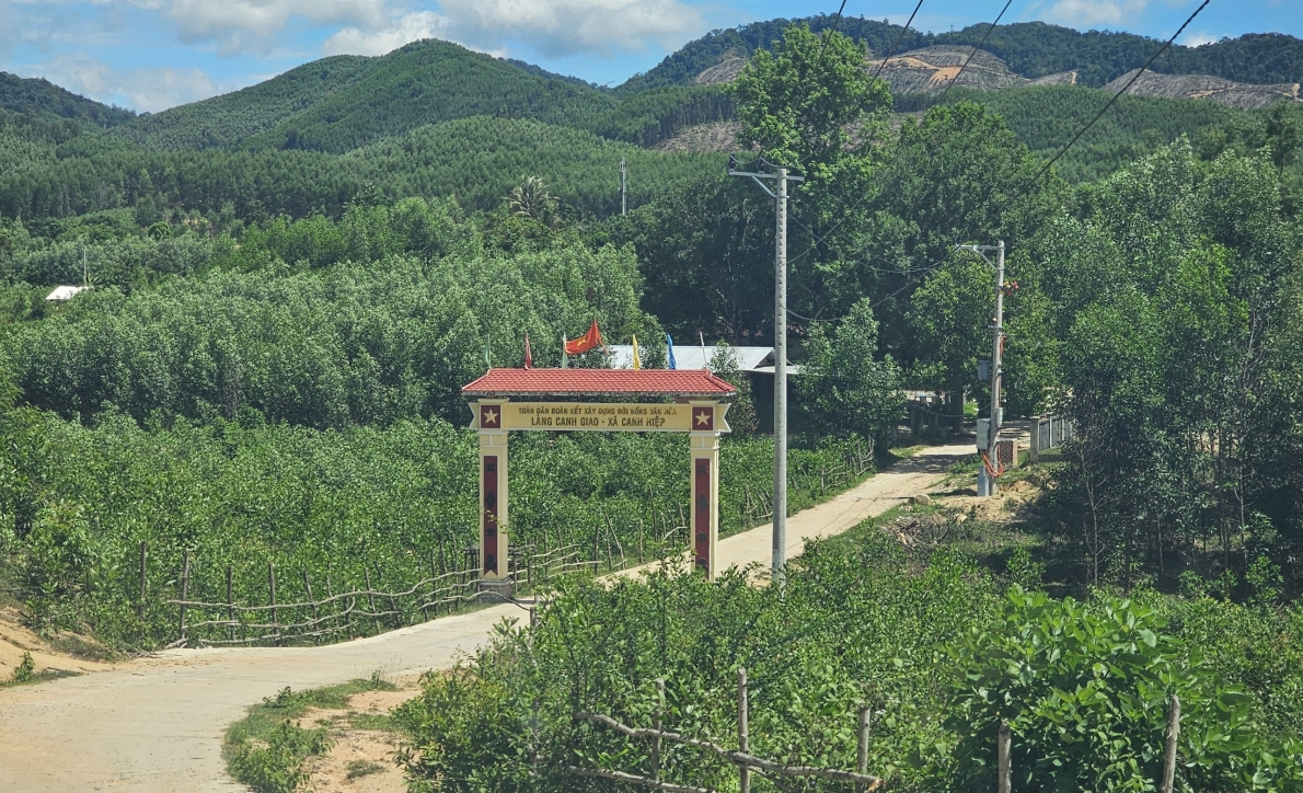 Tỉnh Bình Định: Làng Canh Giao đã có điện, đường