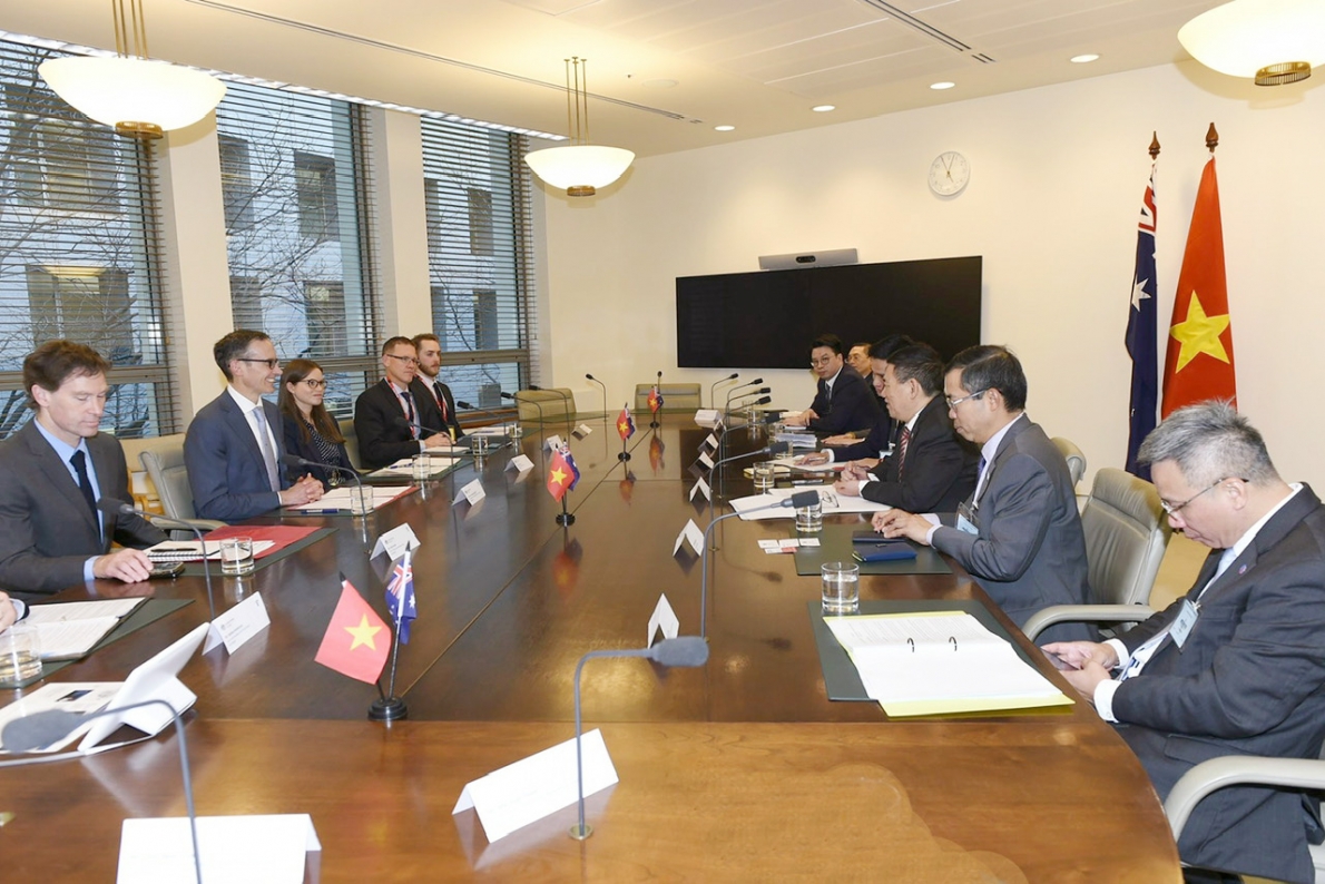 Tiếp tục cùng nhau thúc đẩy, nâng tầm giá trị kim ngạch thương mại giữa Việt Nam và Australia