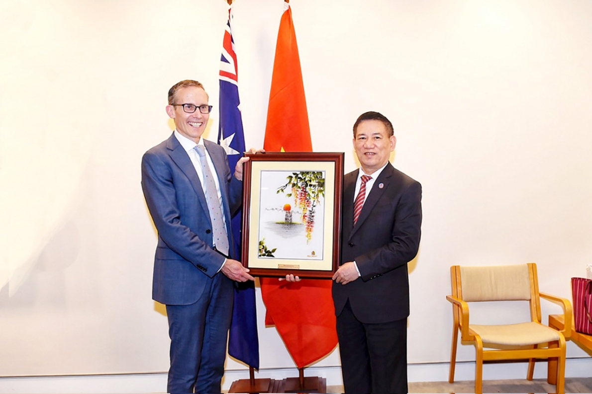 Tiếp tục cùng nhau thúc đẩy, nâng tầm giá trị kim ngạch thương mại giữa Việt Nam và Australia