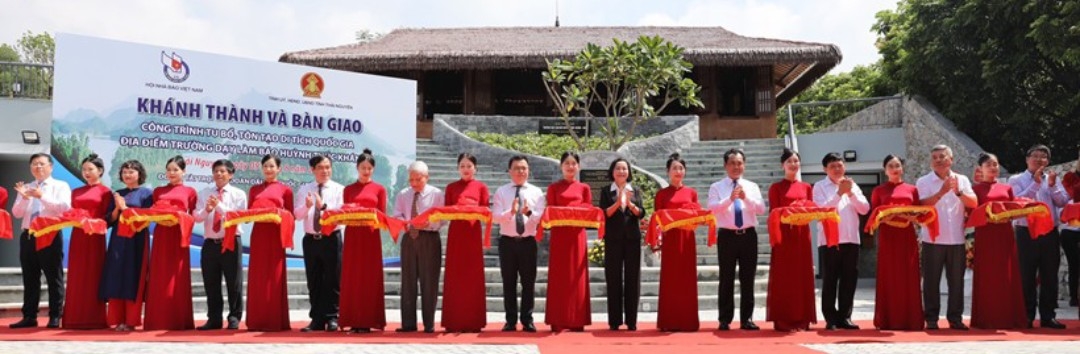 Khánh thành Công trình tu bổ, tôn tạo Di tích Trường dạy làm báo Huỳnh Thúc Kháng