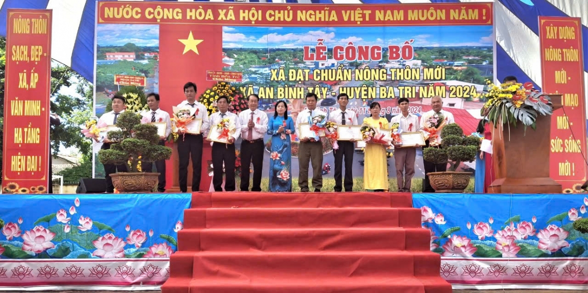 Xã An Bình Tây đạt chuẩn Nông thôn mới