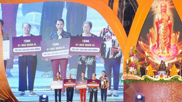 TP Hải Phòng: Trao tặng 9 ngôi nhà nhân ái cho các gia đình có hoàn cảnh khó khăn