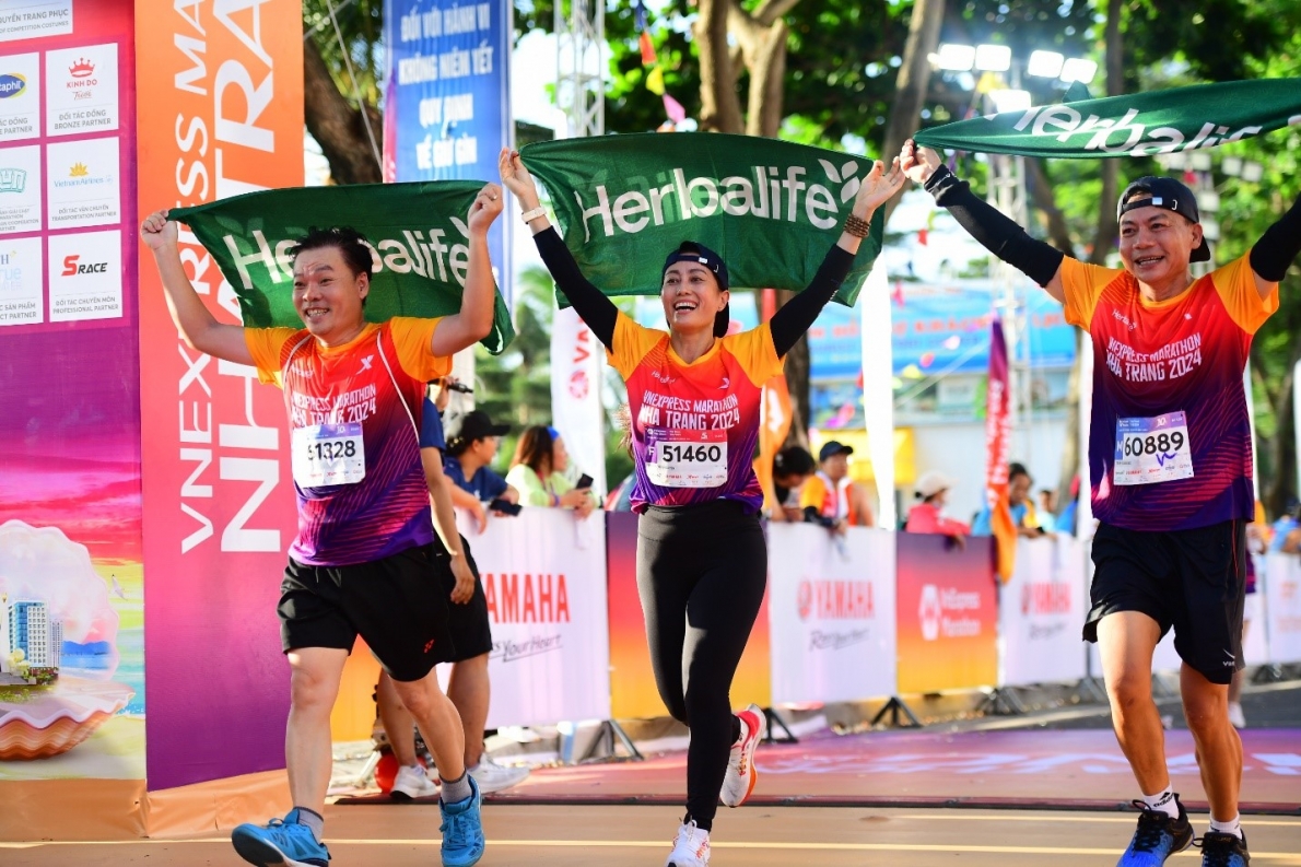 Herbalife Việt Nam đồng hành cùng giải VnExpress Marathon Nha Trang lần thứ ba liên tiếp