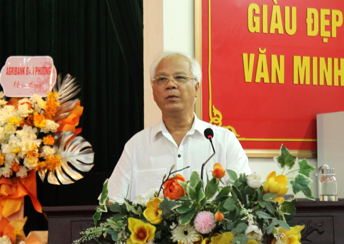 Đồng chí Nguyễn Thế Toàn phát biểu