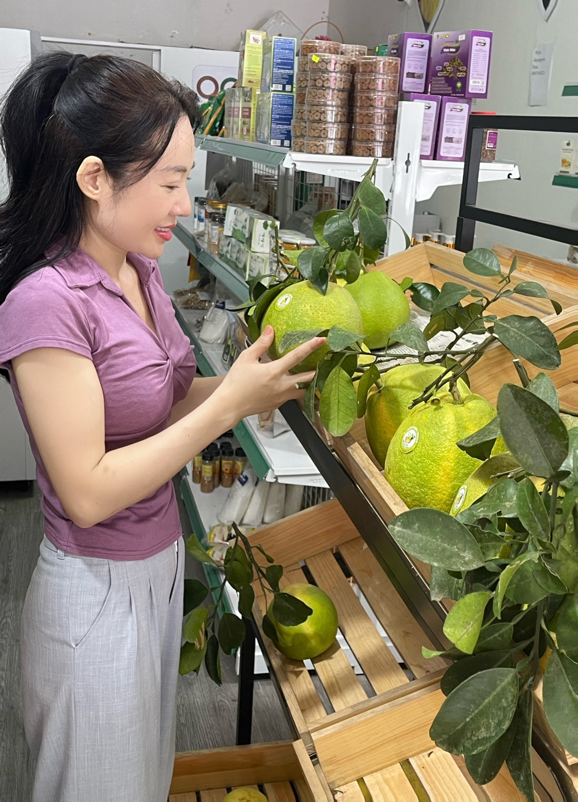 Người làm giàu từ cây bưởi Phúc Trạch