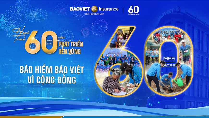 Bảo hiểm Bảo Việt “60 năm Thành tựu Xuất sắc - Ngành Bảo hiểm Việt Nam”