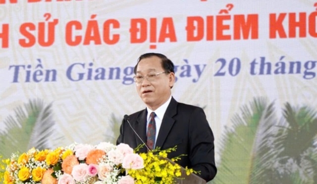Tỉnh Tiền Giang: Đón nhận Bằng xếp hạng Di tích quốc gia đặc biệt Di tích lịch sử các địa điểm Khởi nghĩa Trương Định