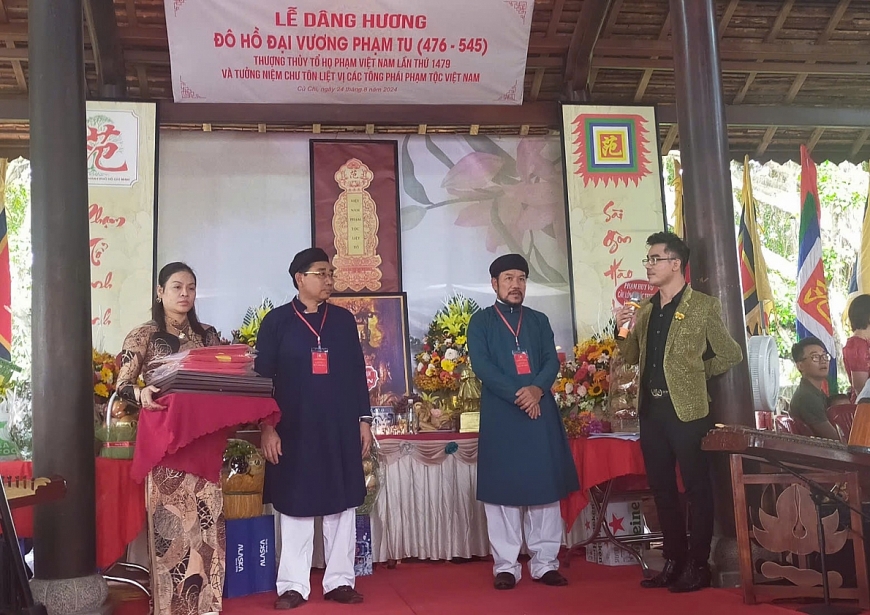 Tổ chức Lễ dâng hương Danh tướng Phạm Tu - Thượng Thủy Tổ họ Phạm Việt Nam