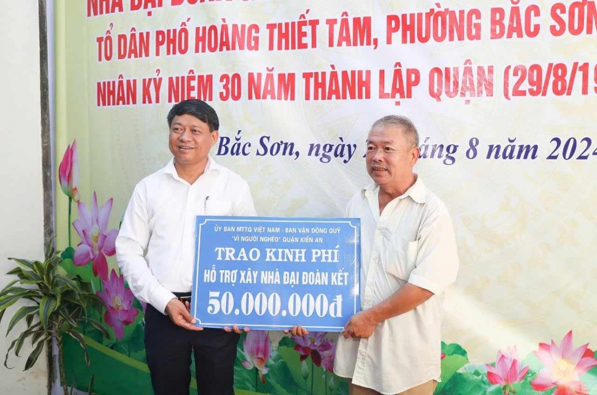 Quận Kiến An, TP Hải Phòng: Điểm sáng trong phong trào đền ơn đáp nghĩa và an sinh xã hội