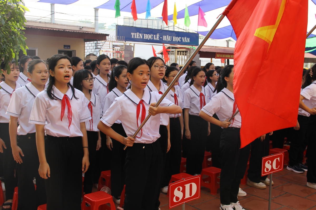Trường THCS Thị trấn Núi Đối (Hải Phòng): Tưng bừng ngày hội khai trường, đón năm học mới