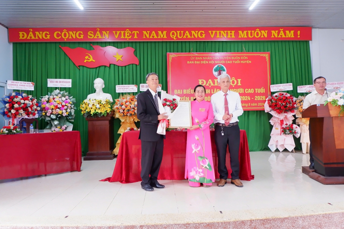 Đại hội thành lập Hội NCT huyện Buôn Đôn, tỉnh Đắk Lắk