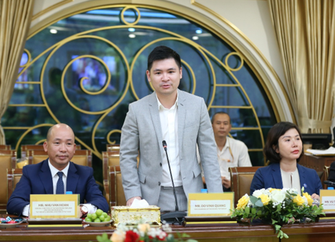 Ông Đỗ Vinh Quang – Phó Chủ tịch HĐQT Tập đoàn T&T phát biểu tại sự kiện