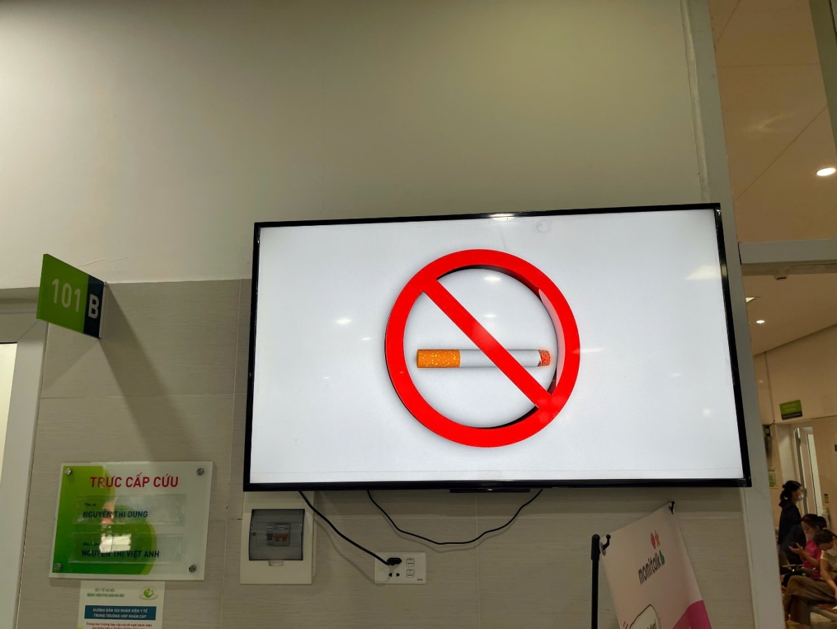 Bệnh viện Phụ Sản Hà Nội quyết tâm xây dựng, bảo vệ môi trường không khói thuốc lá