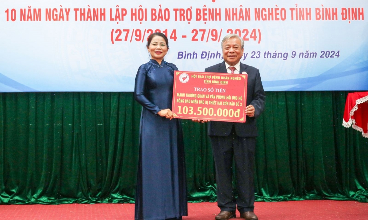 Hội Bảo trợ bệnh nhân nghèo tỉnh Bình Định 10 năm trên hành trình nhân ái