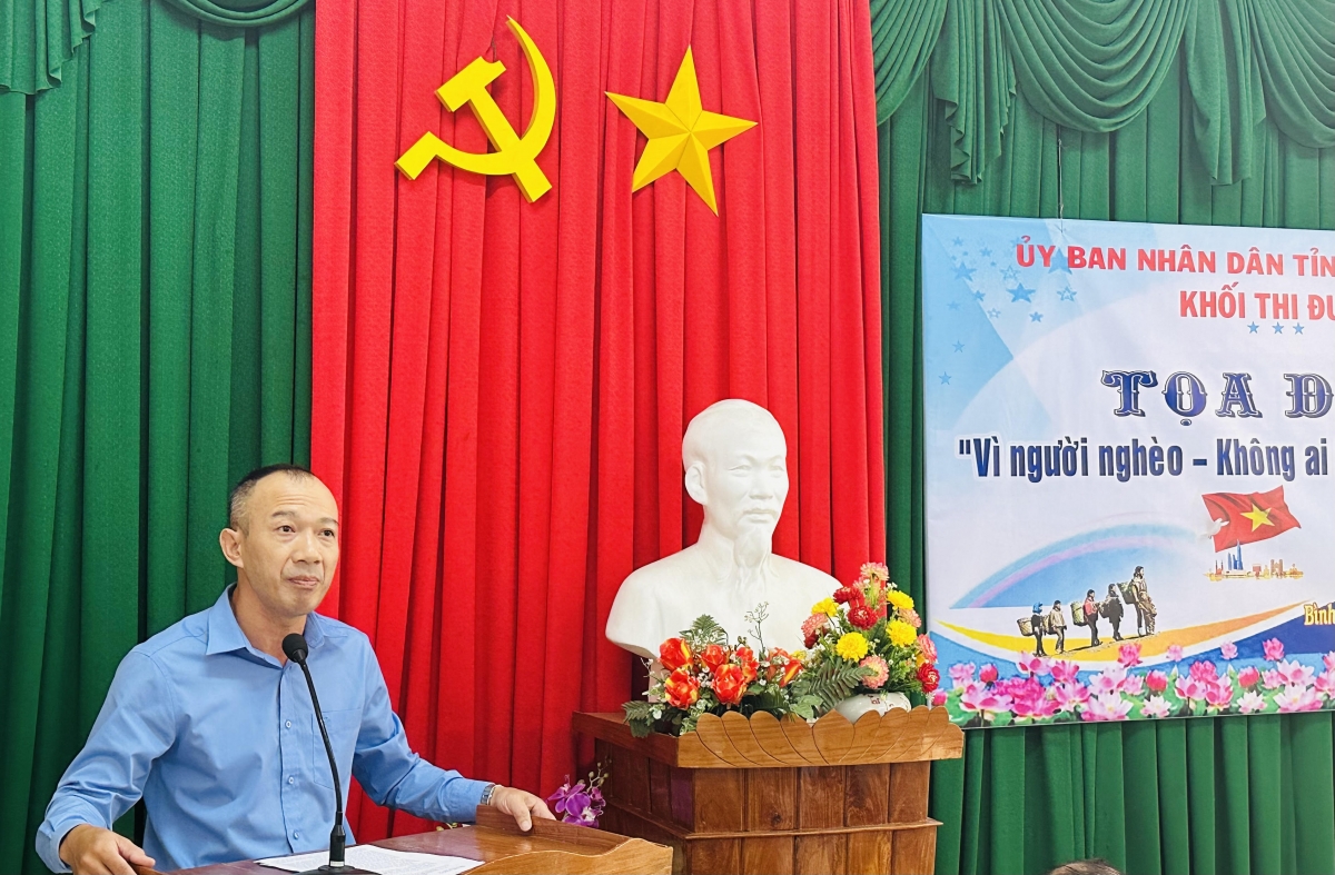 Bình Thuận: Tọa đàm "Vì người nghèo - không ai bị bỏ lại phía sau"