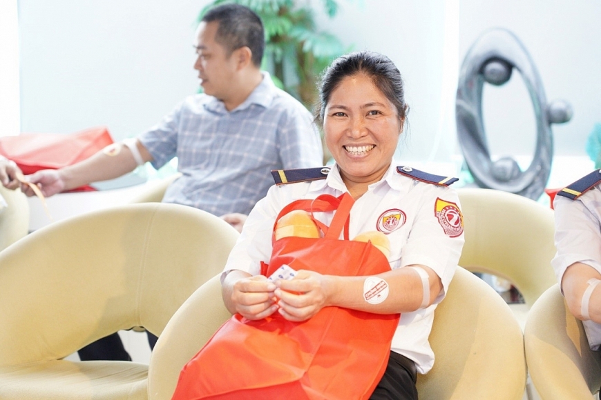 Niềm vui đạt chuẩn sức khỏe để được hiến máu
