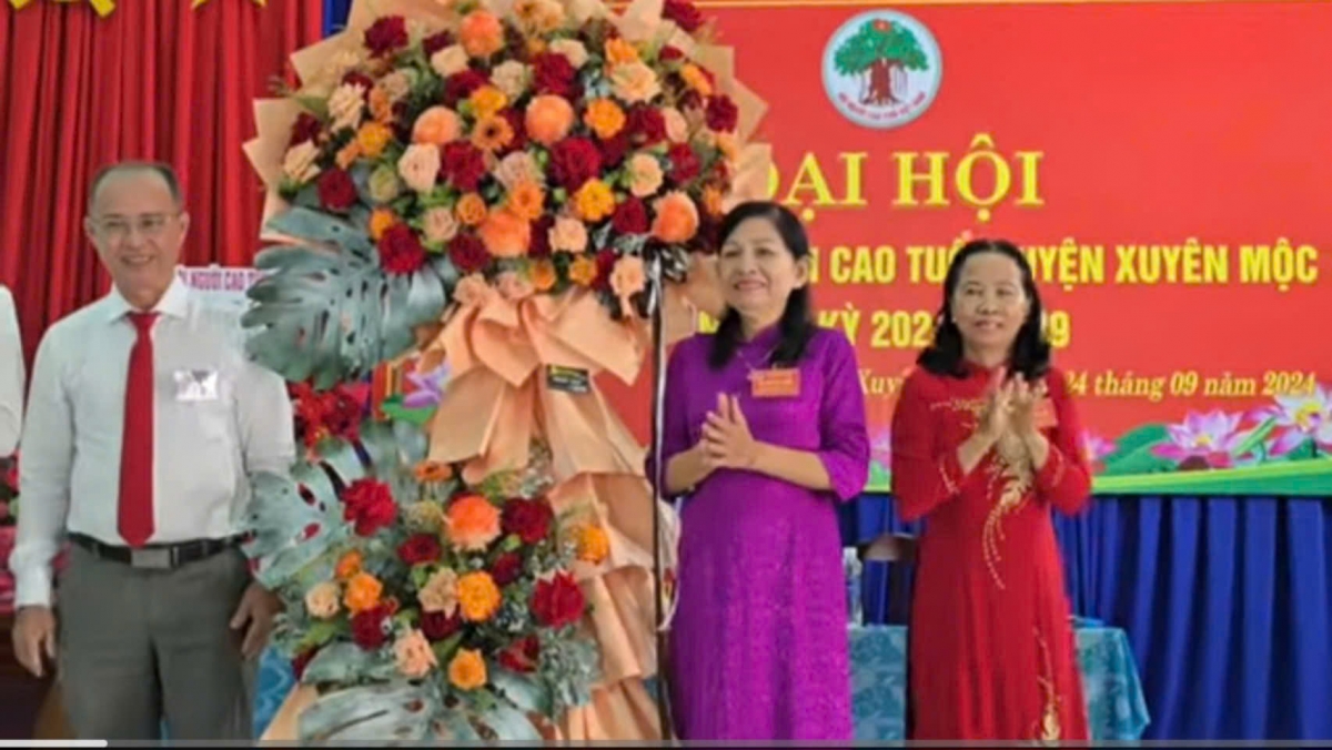 Đại hội thành lập Hội NCT huyện Xuyên Mộc, nhiệm kỳ 2024- 2029 thành công tốt đẹp