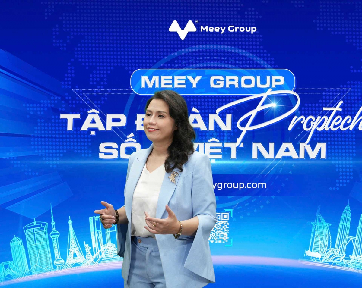 Bà Nguyễn Thúy Lan – Phó TGĐ Meey Group hia sẻ về chiến lược phát triển sản phẩm công nghệ số của Meey Group