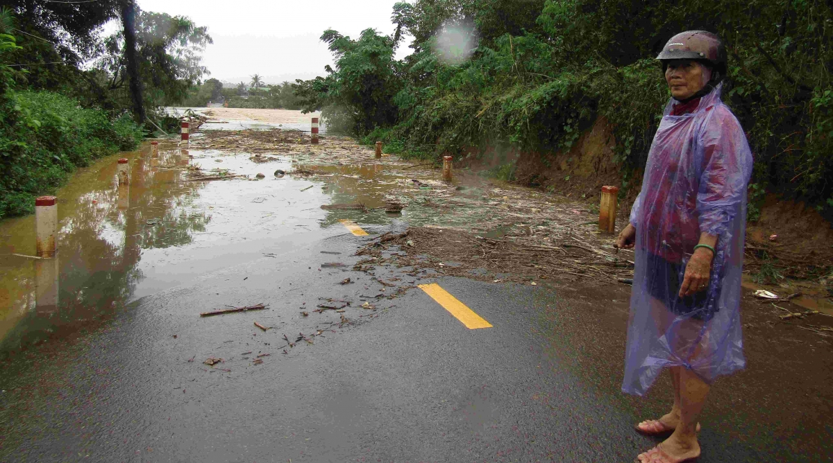 Tỉnh Bình Định: Xây dựng mới cầu vượt lũ Mỹ Thành