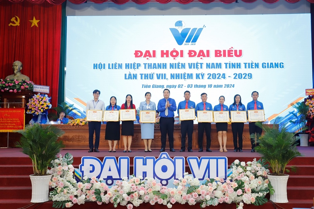 Anh Nguyễn Thành Luân tái đắc cử Chủ tịch Hội Liên hiệp thanh niên Việt Nam tỉnh Tiền Giang