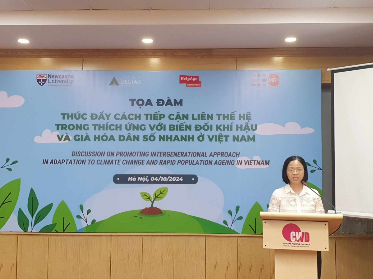 Nâng cao nhận thức của NCT về biến đổi khí hậu và già hoá dân số