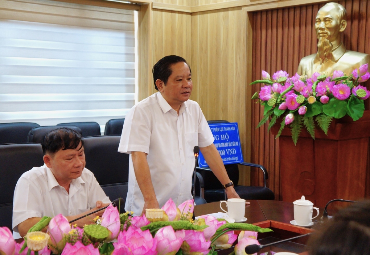 Công ty Điện lực Thanh Hóa: Chung tay ủng hộ đồng bào bị thiệt hại do cơn bão số 3 gây ra