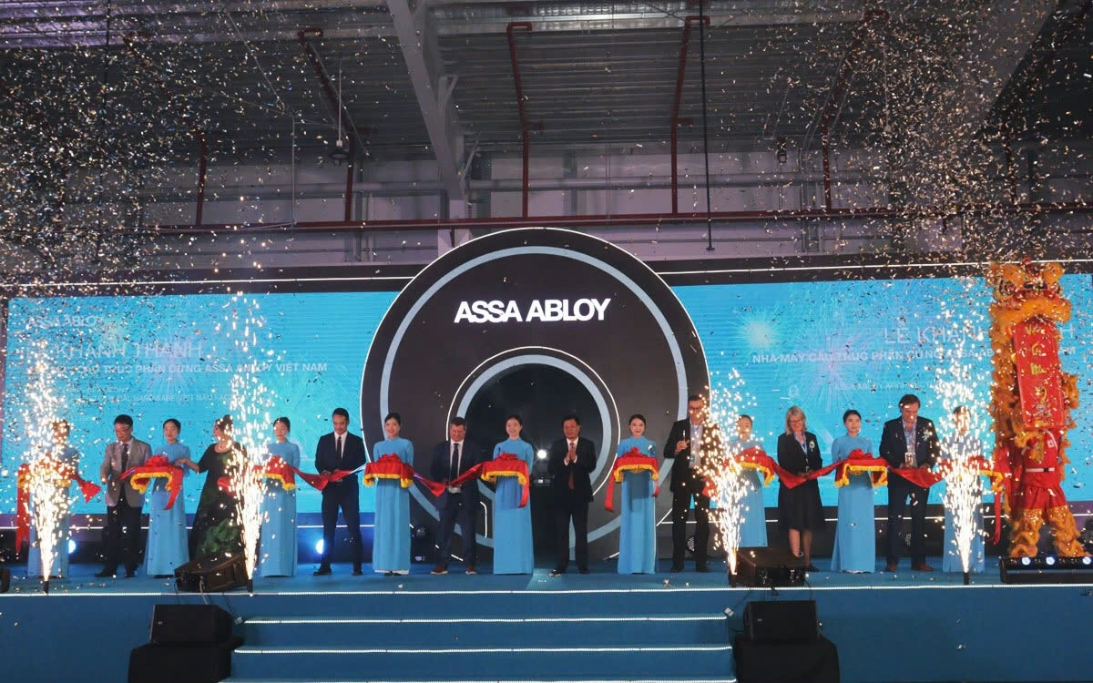 Hải Phòng: Khánh thành Nhà máy sản xuất tay co cửa có vốn đầu tư 30 triệu USD