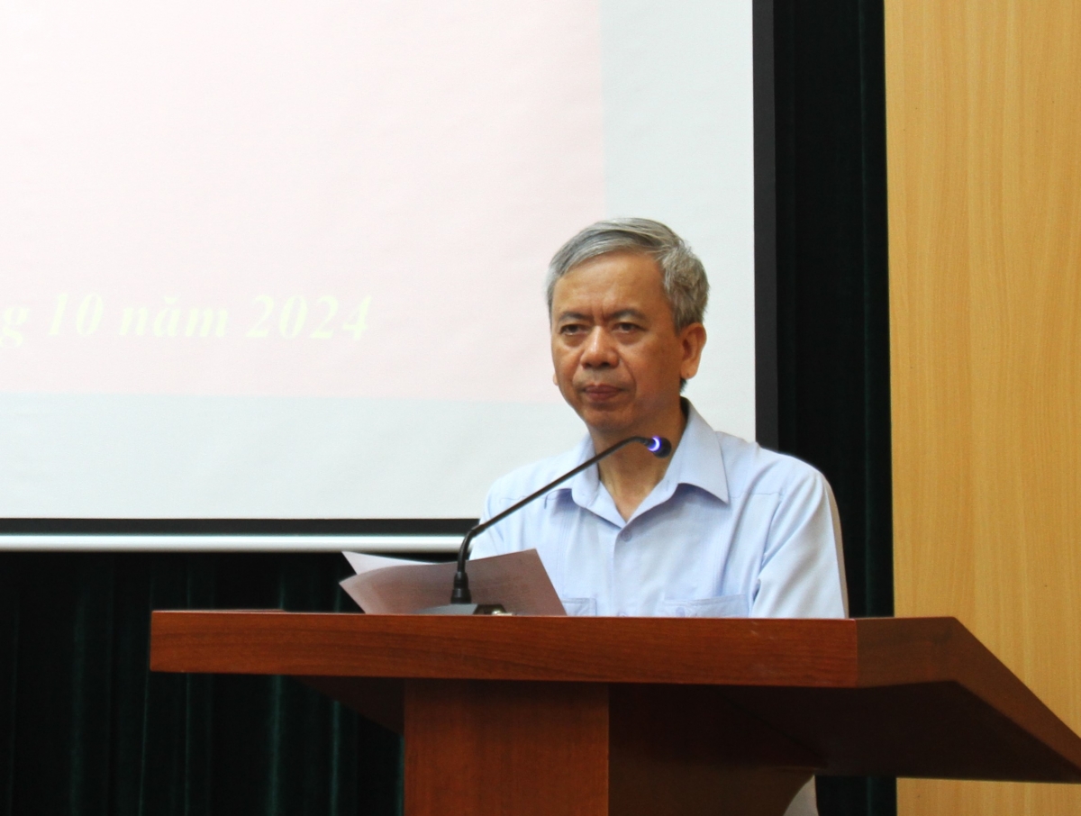 TS Phan Văn Hùng, Phó Chủ tịch Hội NCT Việt Nam khai mạc Hội thảo