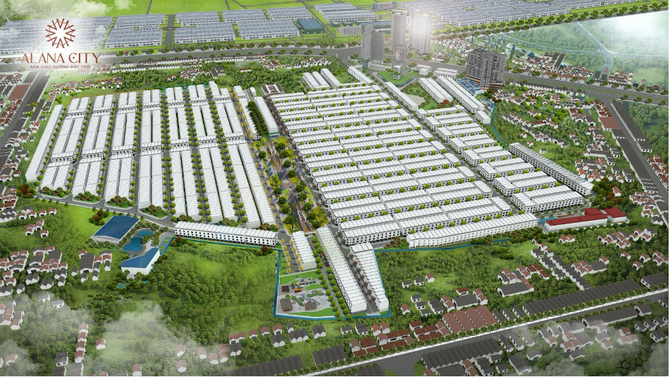 Phối cảnh dự án Alana City