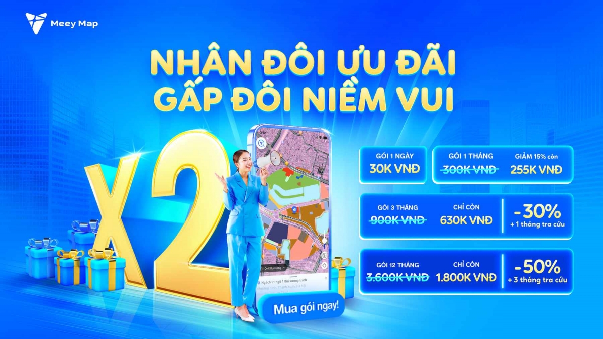 Đón chào Ver 3.0, Meey Map tung loạt ưu đãi kép cho khách hàng