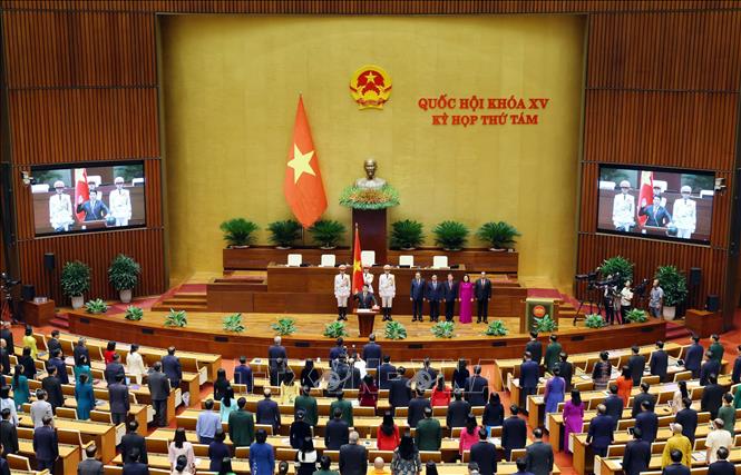 Quốc hội bầu ông Lương Cường làm Chủ tịch nước Cộng hòa xã hội chủ nghĩa Việt Nam Chú thích ảnh