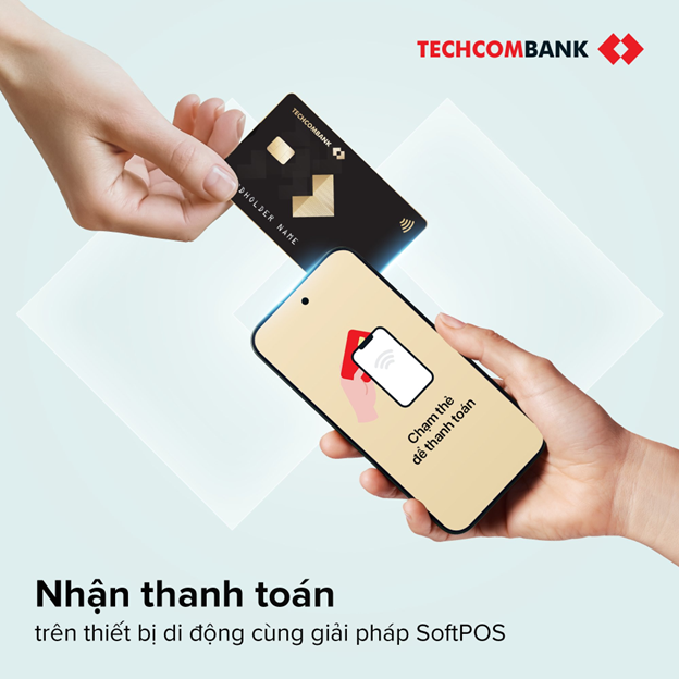 Quên đi nỗi lo chi phí thanh toán qua thẻ với Techcombank SoftPOS dành cho chủ Shop