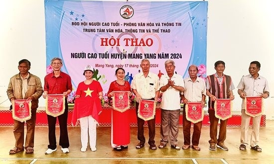 Hội thao NCT huyện Mang Yang, tỉnh Gia Lai năm 2024